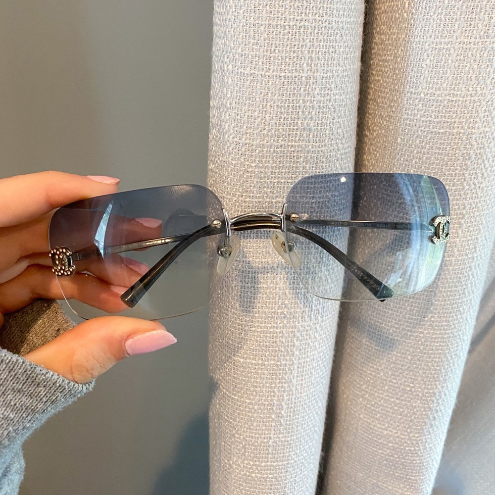 Vintage Chanel Rimless Sunglasses